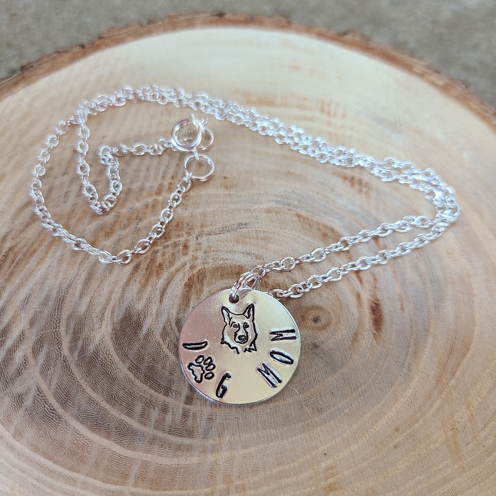 German Shepherd Dog Mom Necklace